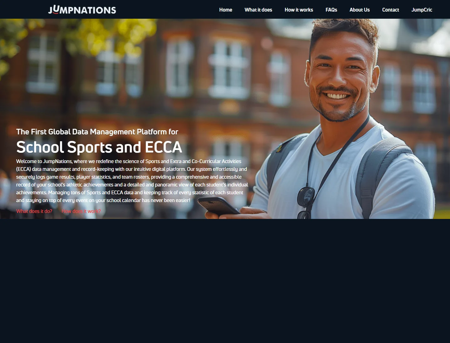 Jump Nations website screenshot
